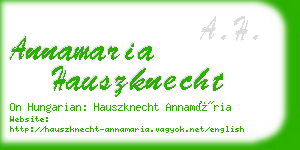 annamaria hauszknecht business card